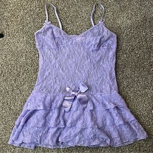 Victoria’s Secret Purple Ruffle Mini Dress